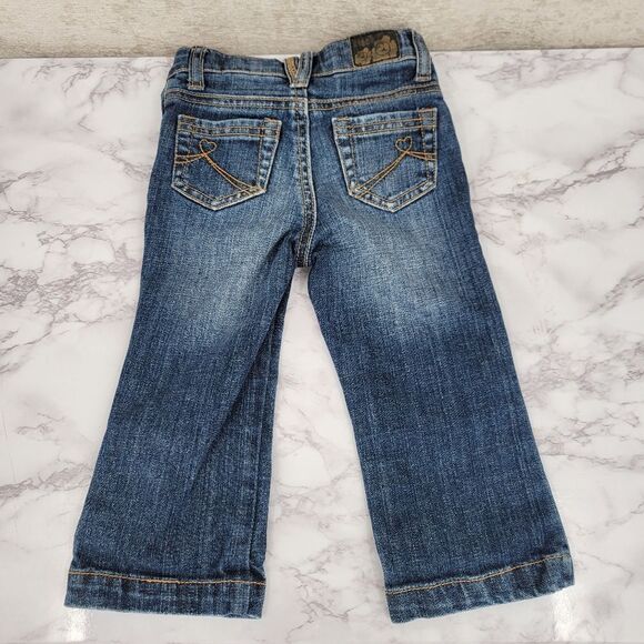 Old Navy + Children's Place Y2K Girls Denim Jeans with Embroidered Design Lot - Picture 9 of 16